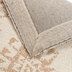 Tapis bouclette Ozel beige lin