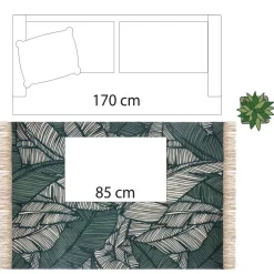 Tapis Coton Jungle