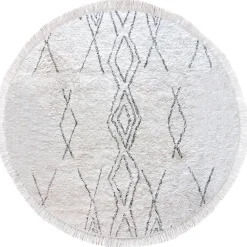 Tapis Crimble Ivoire charbon Vivaraise