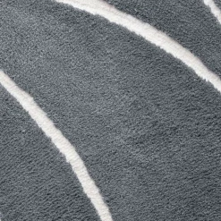 Tapis de bain en polyester PIERRE gris
