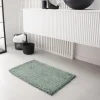 Tapis de Bain Meche 80 x 50 Polyester TODAY Essential Celadon