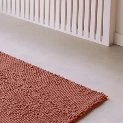 Tapis de Bain Meche 80 x 50 Polyester TODAY Essential Terracotta