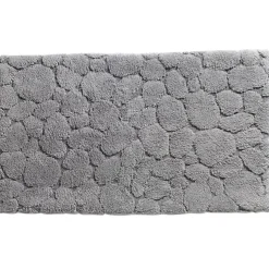 Tapis de bain relief galets - Gris
