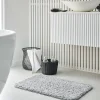 Tapis de Bain Teufte 80 x 50 Polyester TODAY Essential Acier