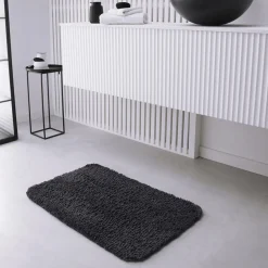 Tapis de Bain Teufte 80 x 50 Polyester TODAY Essential Fusain