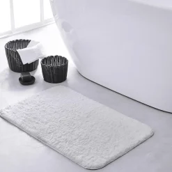 Tapis de Bain Teufte 80 x 50 Polyester TODAY Essential Craie