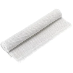Tapis de bain uni Elly Neige 70 x 140
