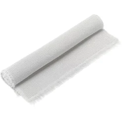 Tapis de bain uni Elly Neige 54 x 110