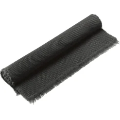 Tapis de bain uni Elly Noir 70 x 140