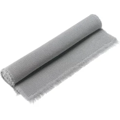 Tapis de bain uni Elly Perle 54 x 110