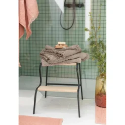 Tapis de bain uni Enzo Chamois 54 x 64