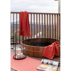 Tapis de bain uni Etia Corail 54 x 64
