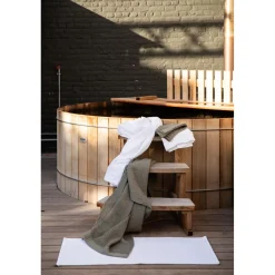 Tapis de bain uni Etia Lin 54 x 64