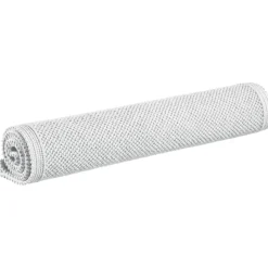Tapis de bain uni Etia Neige 54 x 110