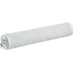 Tapis de bain uni Etia Neige 70 x 140