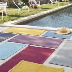 Tapis de bain uni Etia Vert De Gris 54 X 64