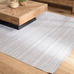 Tapis d’extérieur gris chiné QUENTIN