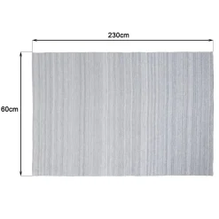 Tapis d’extérieur gris chiné QUENTIN