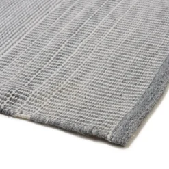 Tapis d’extérieur rectangulaire gris/blanc QUENTIN
