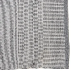 Tapis d’extérieur rectangulaire gris/blanc QUENTIN
