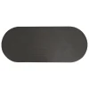 Tapis diatomite anti-dérapant oval Noir