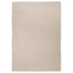 Tapis effet laine Volna ivoire