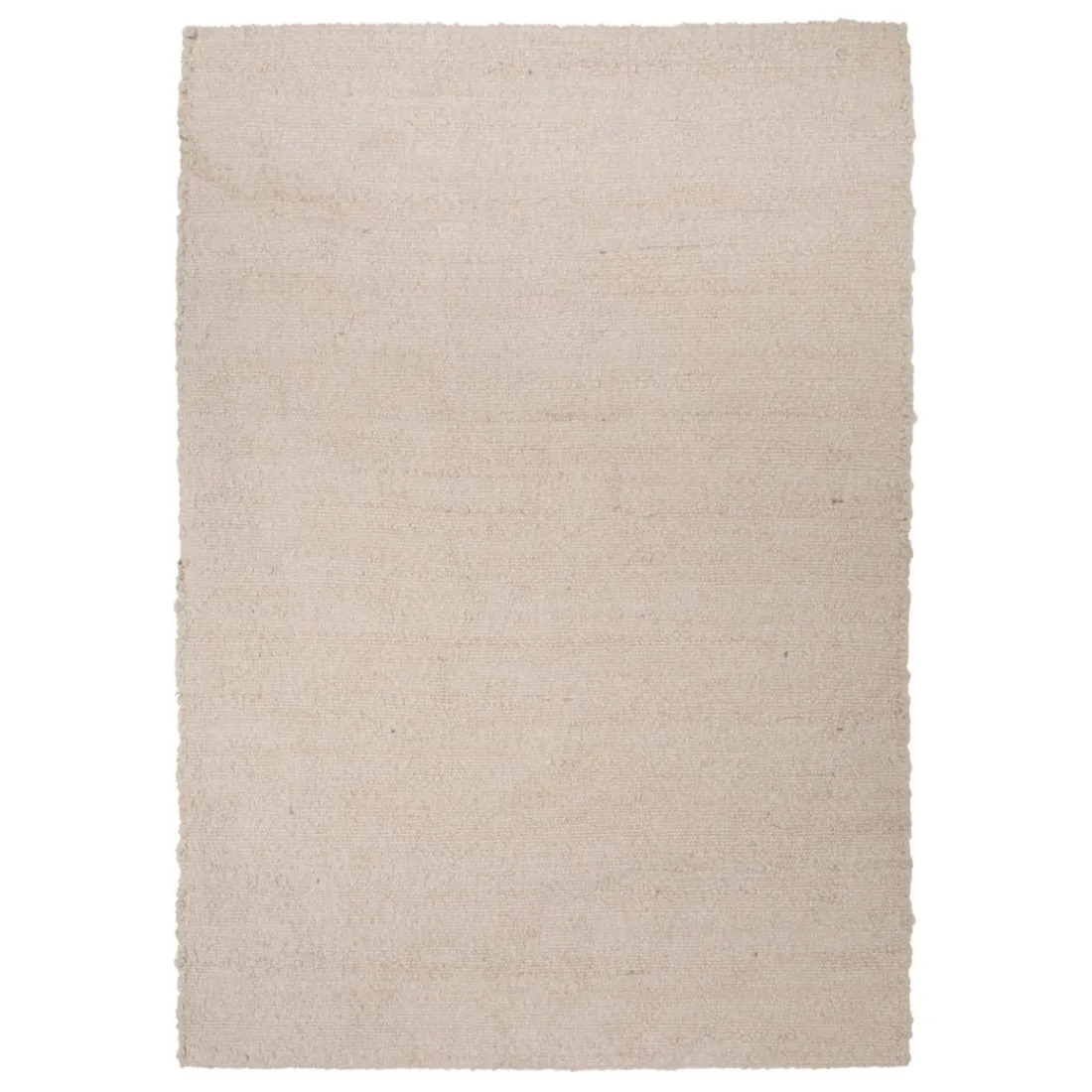 Tapis effet laine Volna ivoire
