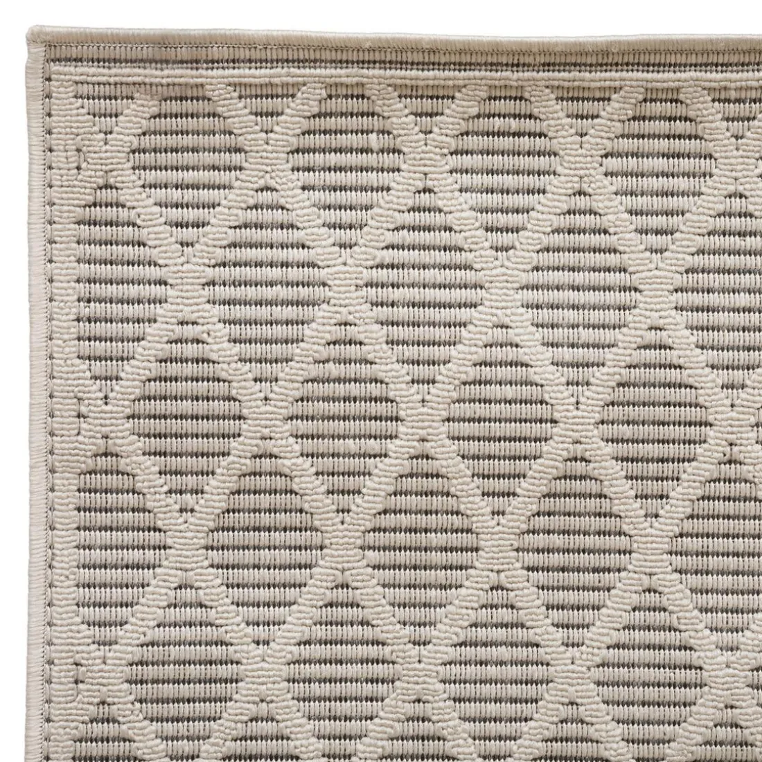 Tapis extérieur et intérieur beige 120x170