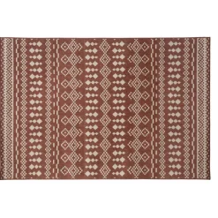 Tapis extérieur et intérieur rose terracotta 120x160