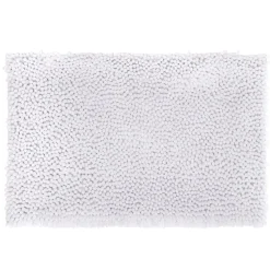 Tapis maxi chenille blanc 50X80