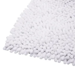 Tapis maxi chenille blanc 50X80