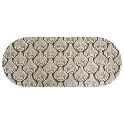Tapis oval diatomite anti-dérapant