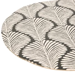 Tapis oval diatomite anti-dérapant