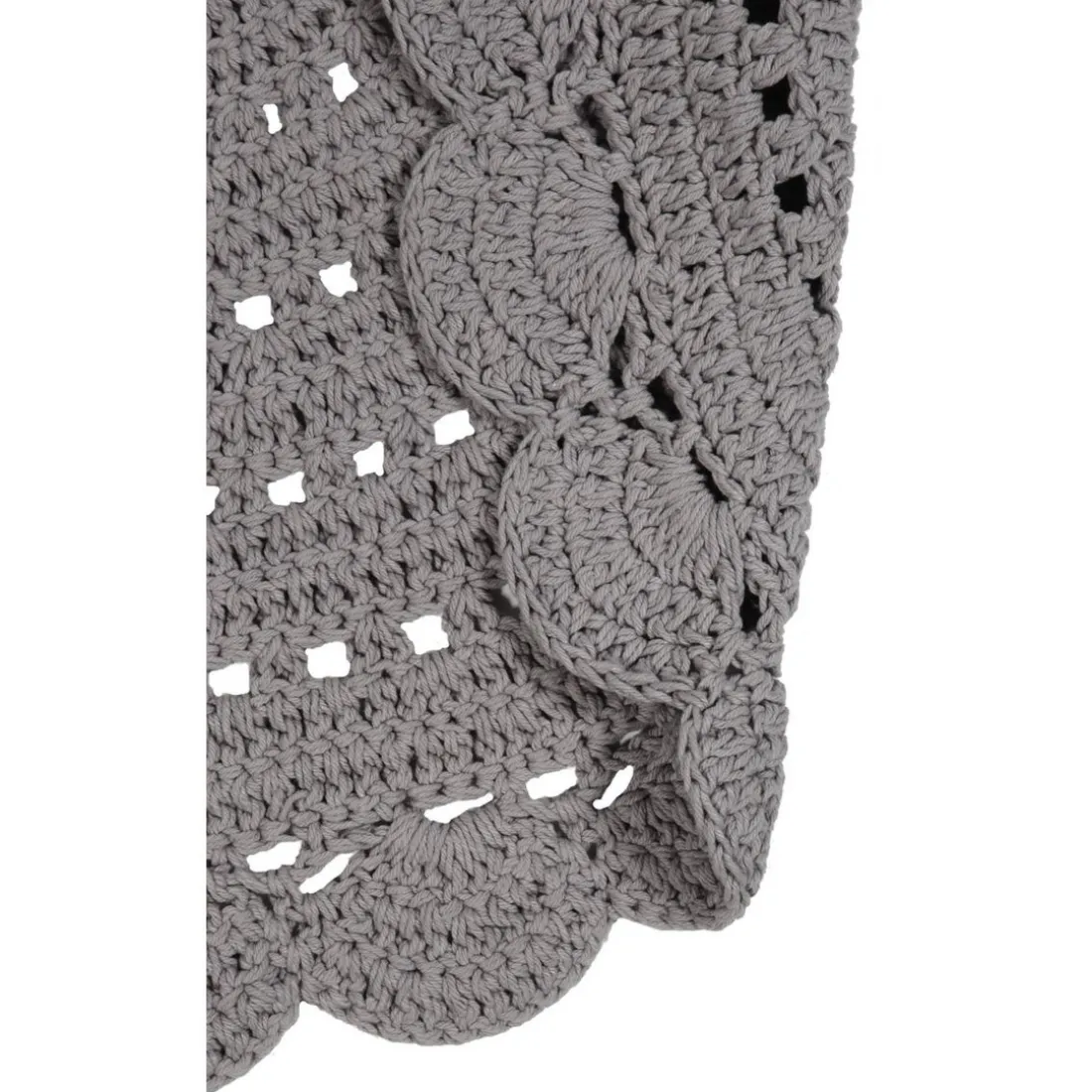 Tapis Rond ALMA Gris