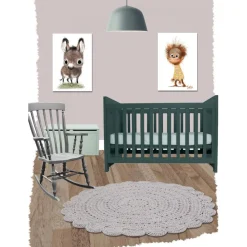 Tapis Rond ALMA Lin