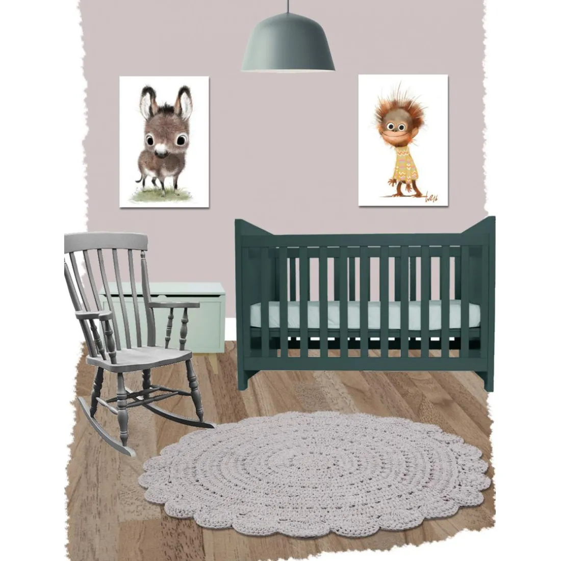 Tapis Rond ALMA Lin