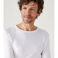 Tee Shirt à manches longues blanc pour homme Thermolactyl