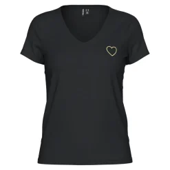 Tee shirt manches courtes en jersey Billy noir Wynn