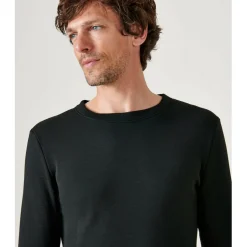 Tee Shirt Manches Longues Noir Thermolactyl