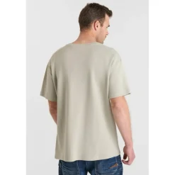 Tee-Shirt DEROS beige en coton Hugo