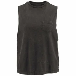 Tee-shirt délavé ample larges emmanchures femme Reebok noir