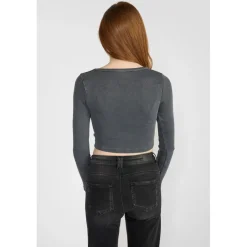 Tee-Shirt fille ALBEGI gris Zoe