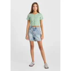 Tee-Shirt fille CERBEGI vert Nell