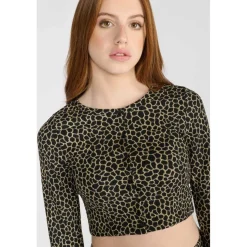 Tee-Shirt fille COULAGI noir Faye en coton