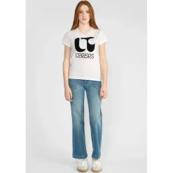 Tee-Shirt fille NITAGI blanc Lana en coton