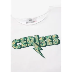 Tee-Shirt fille ROKIGI blanc en coton