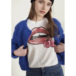 Tee-Shirt fille TAMITAGI blanc Sue en coton