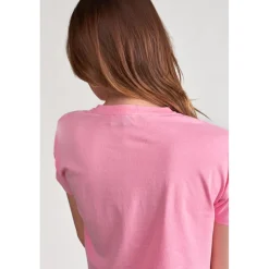 Tee-Shirt fille VINAGI rose Eden