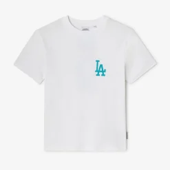 Tee-Shirt garçon à imprimé tendance LOMBO blanc en coton Noel