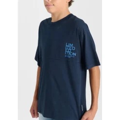 Tee-Shirt garçon ARIBO bleu Ian en coton